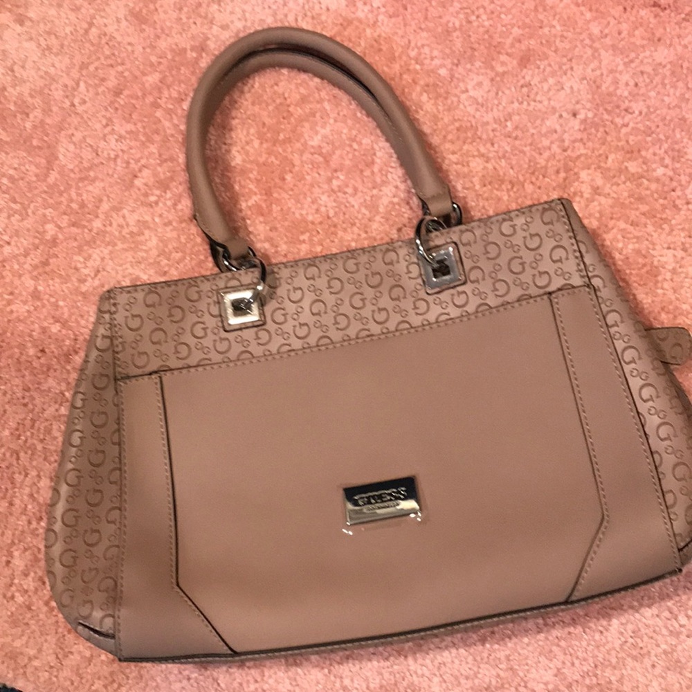 Mauve pink Guess purse